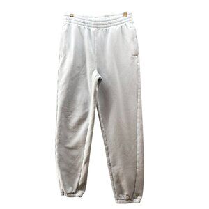 Athleta Girls L (12) Retroplush Jogger Sweatpants Light Blue Fleece